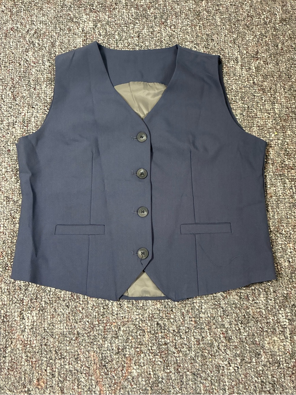 Women's Classic Navy Dress Vest